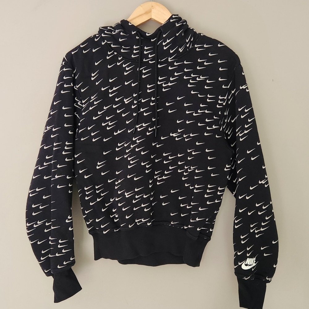 Nike All Over Swoosh Print Hoodie